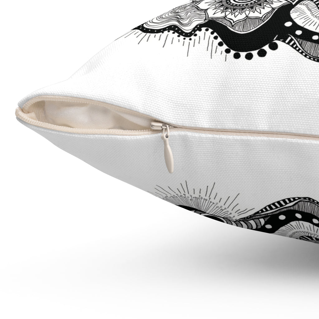 Garden of Eyes Throw Pillow