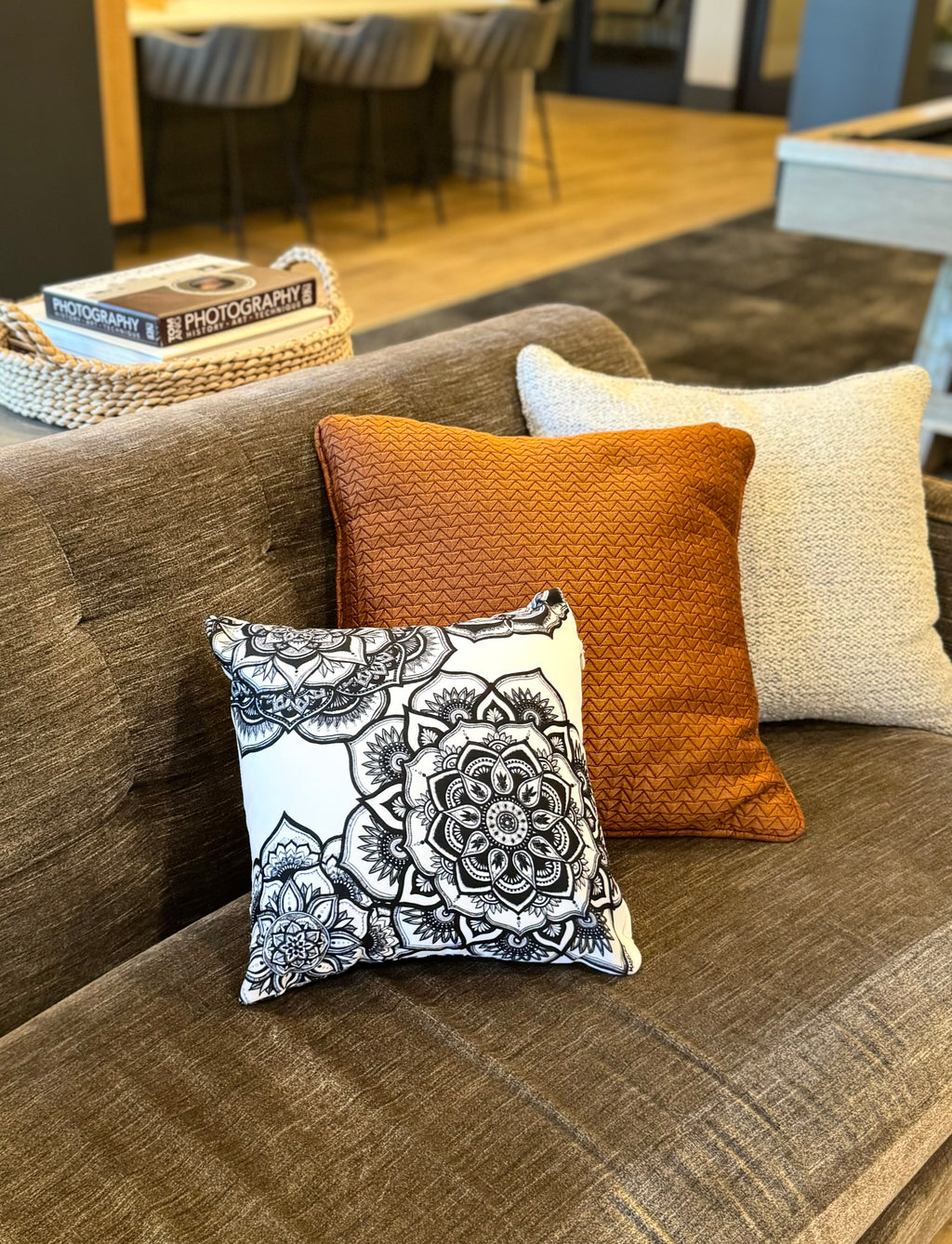 Floral Fascination Throw Pillow