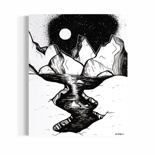 'ARCTIC' (INKTOBER) Original Artwork