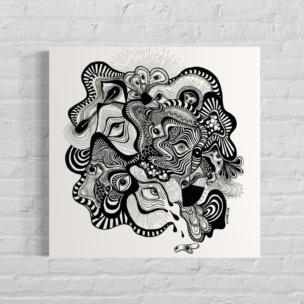 Vision Illusion - Canvas Print 8x8in (XAOS)