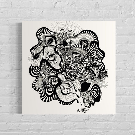 Vision Illusion - Canvas Print 8x8in (XAOS)