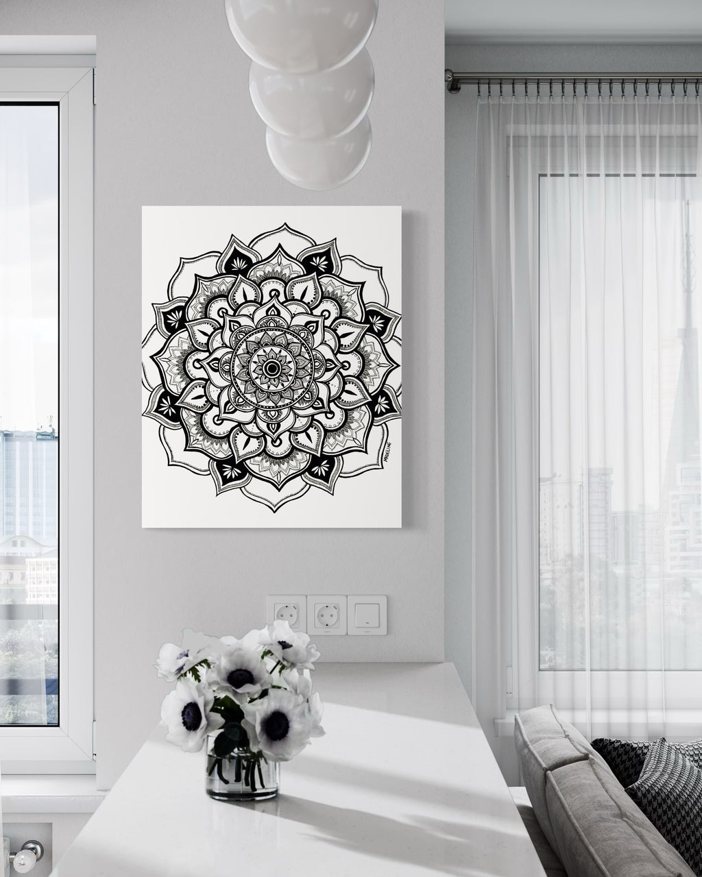 Peaceful Petals Canvas Print