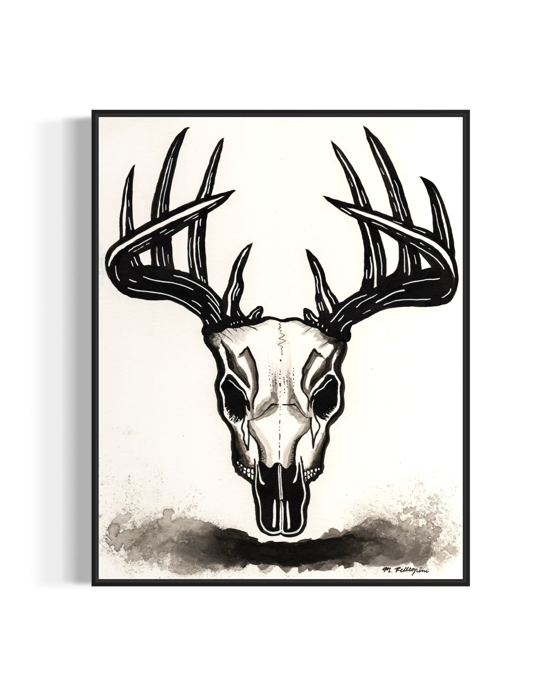 Deer (Inktober 2025 Prompt) - Giclée Fine Art Print