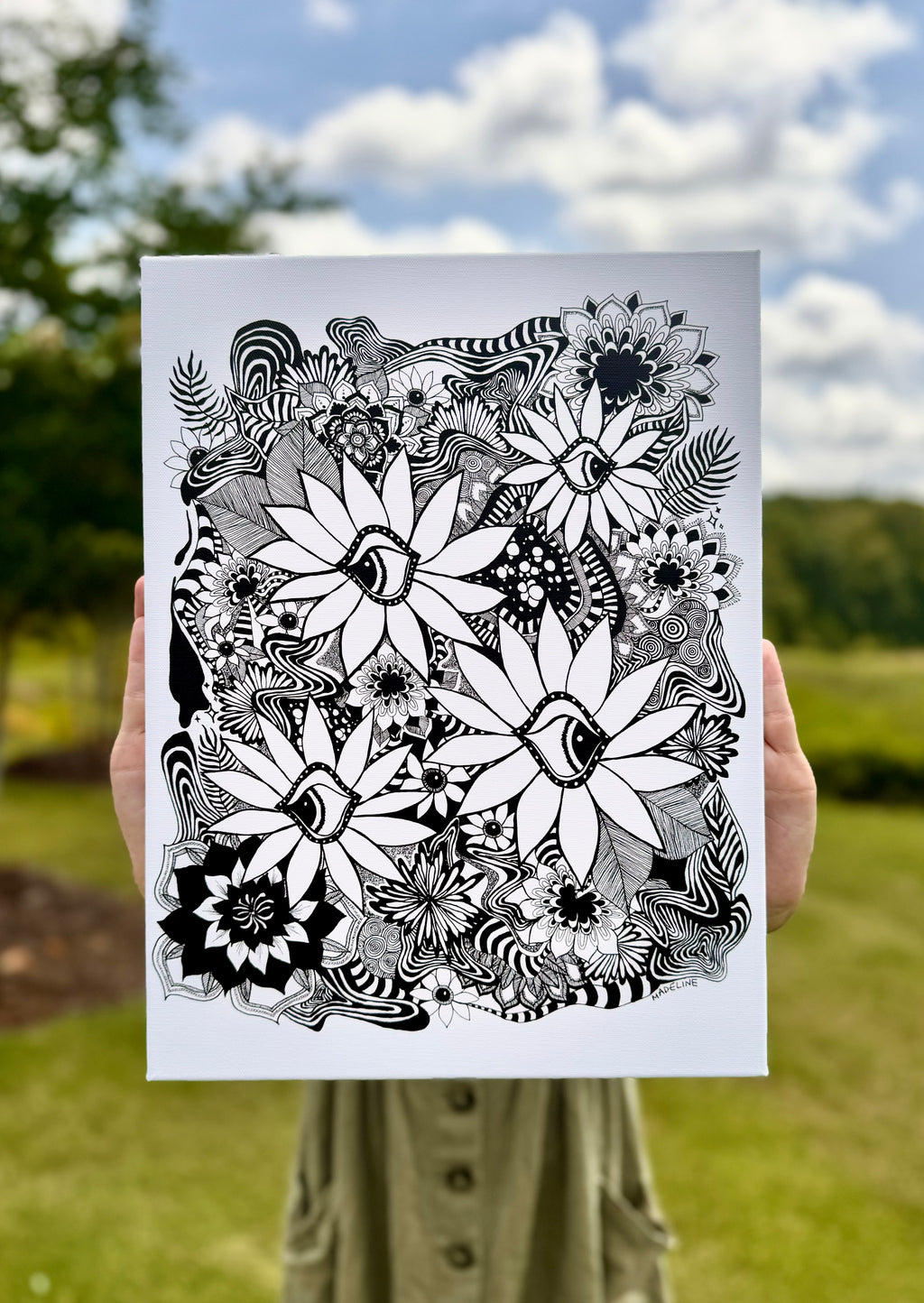 Daisy Dreamscape Canvas Print