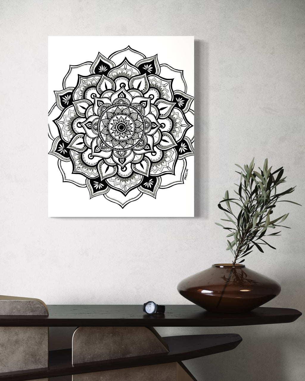 Peaceful Petals Canvas Print