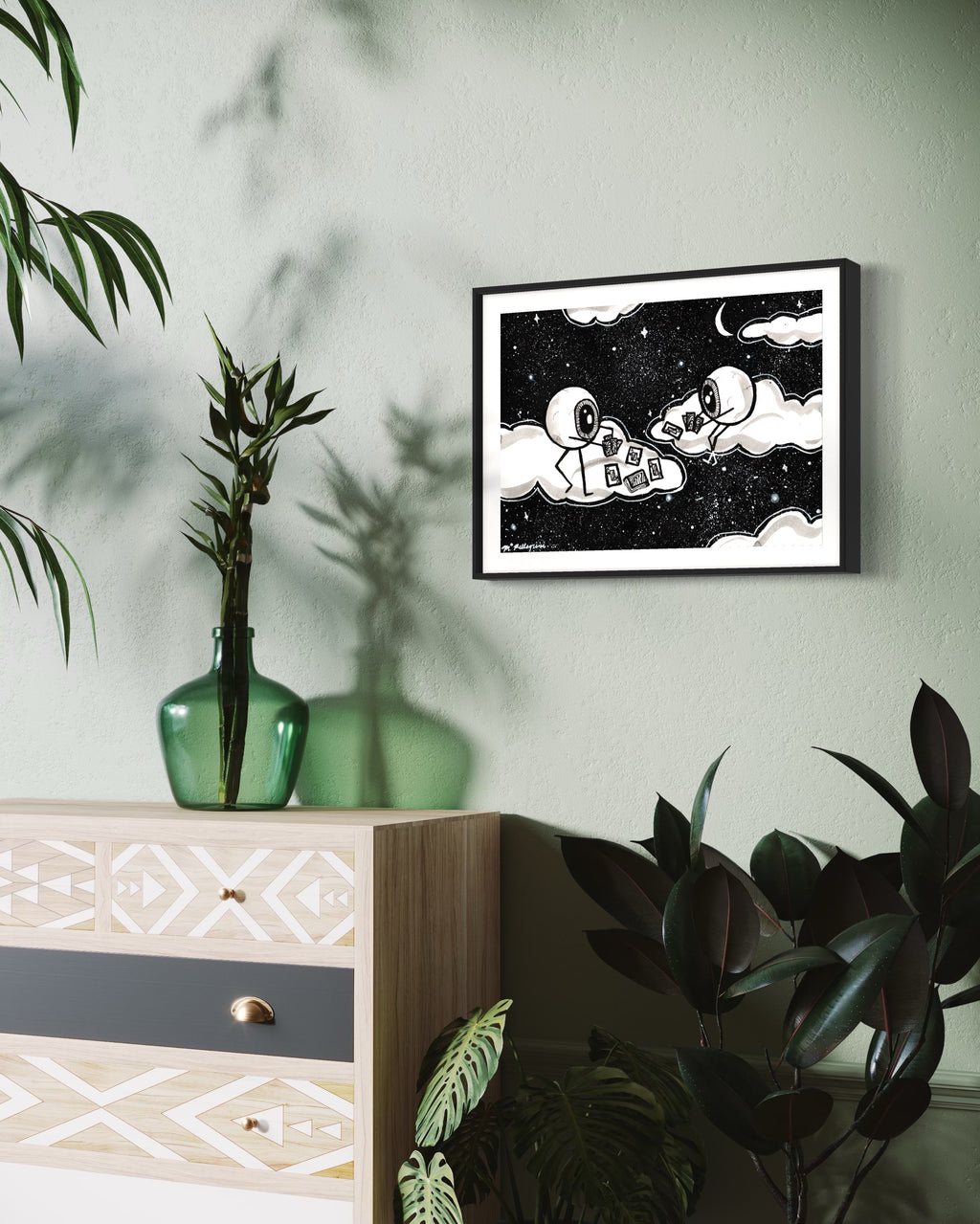 Deal (Inktober 2025 Prompt) - Giclée Fine Art Print