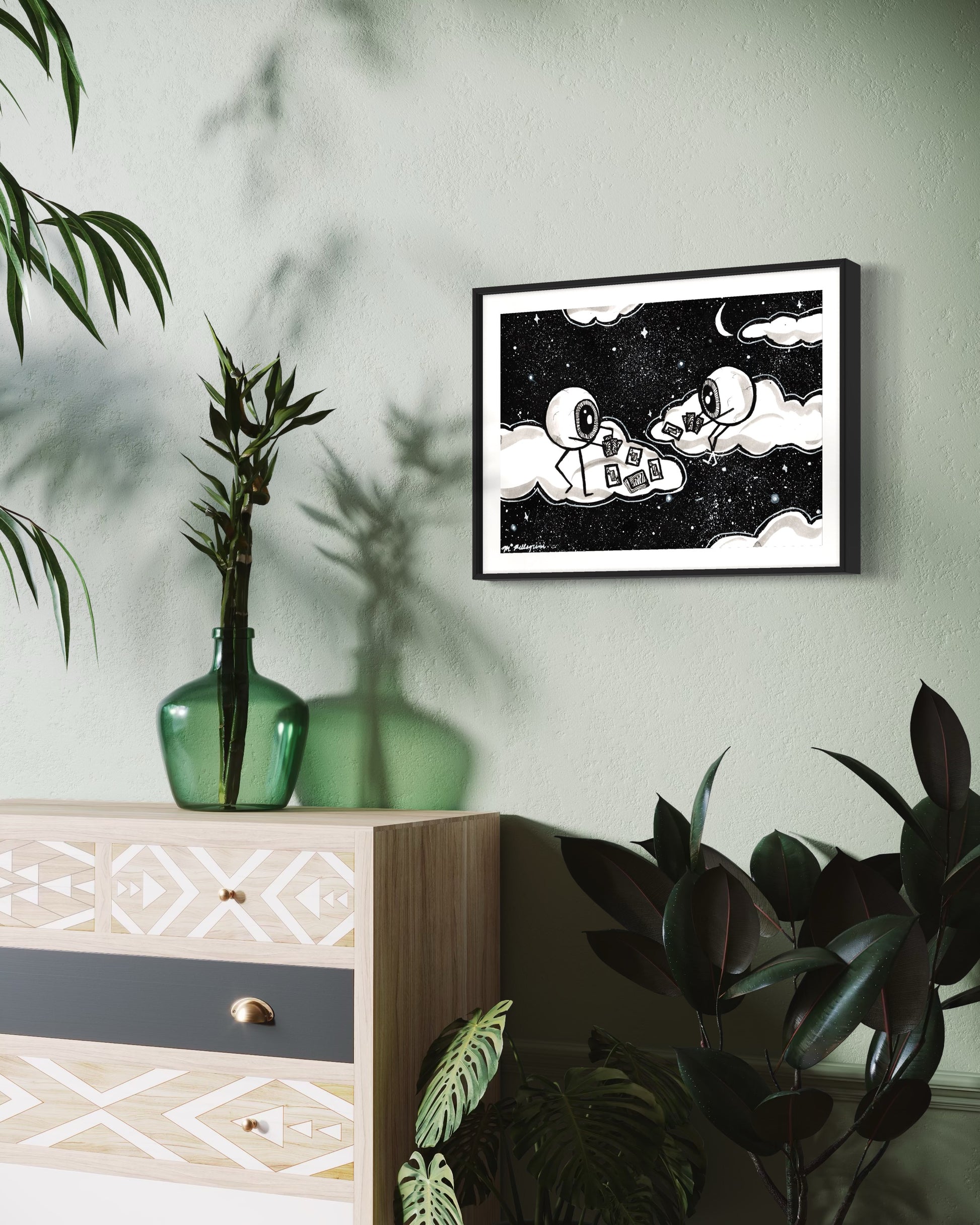 Deal (Inktober 2025 Prompt) - Giclée Fine Art Print