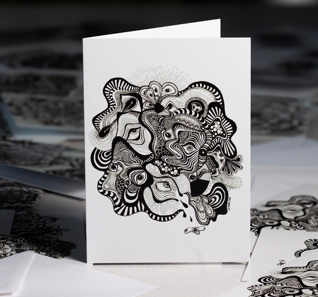 Vision Illusion - 5x7 Single Greeting Card