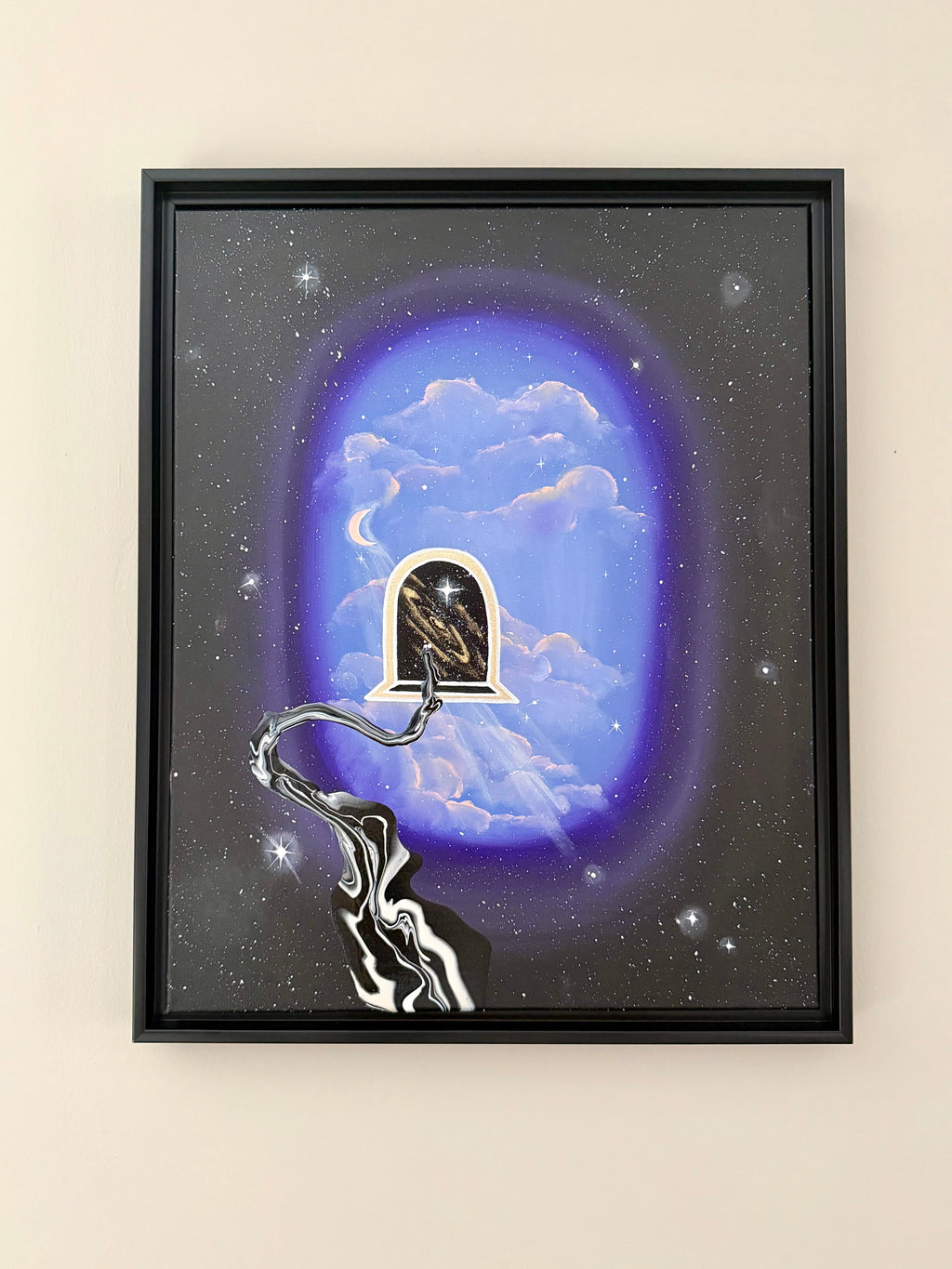 Alignment - Original Framed Canvas Painting