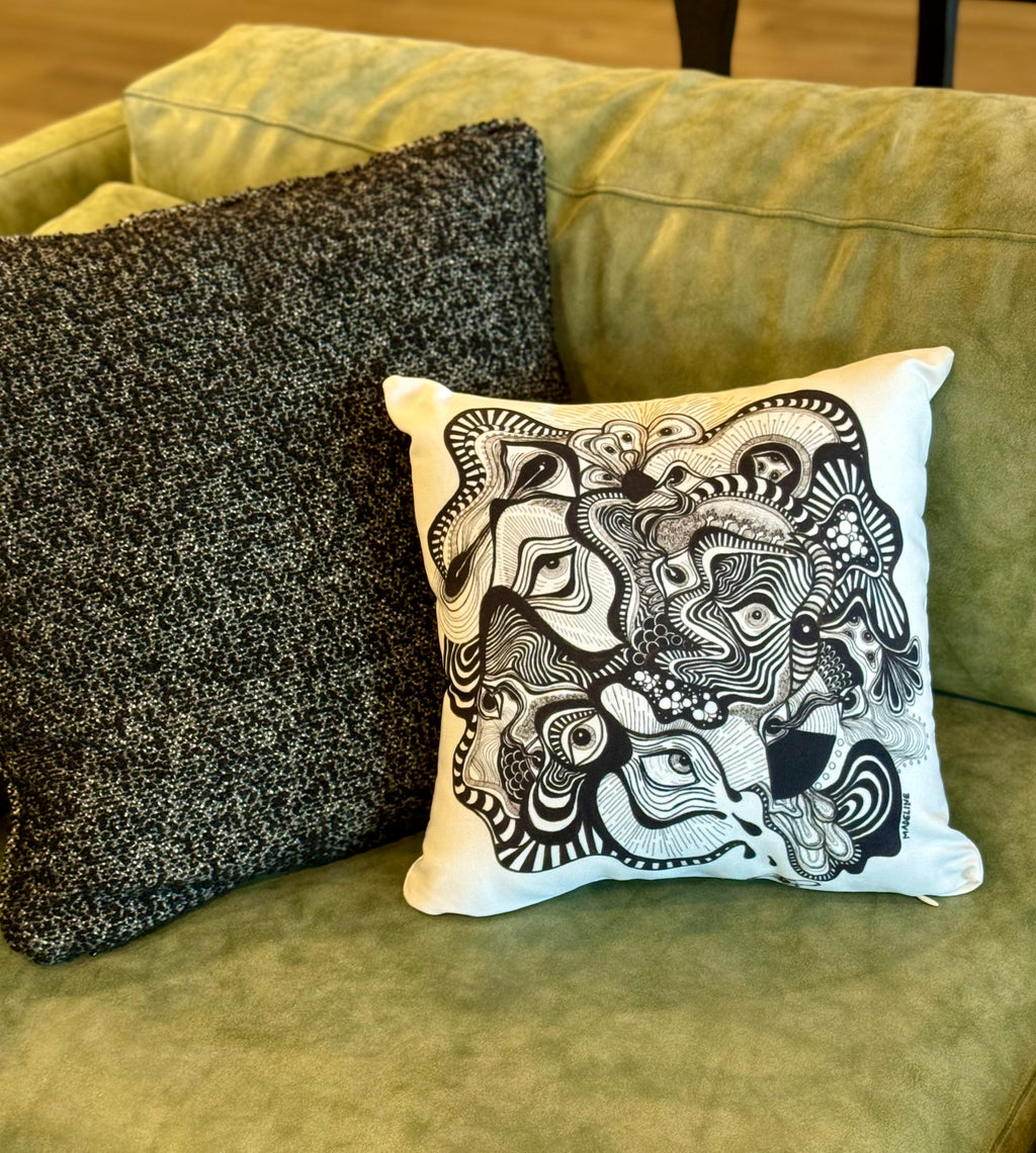 Vision Illusion Throw Pillow