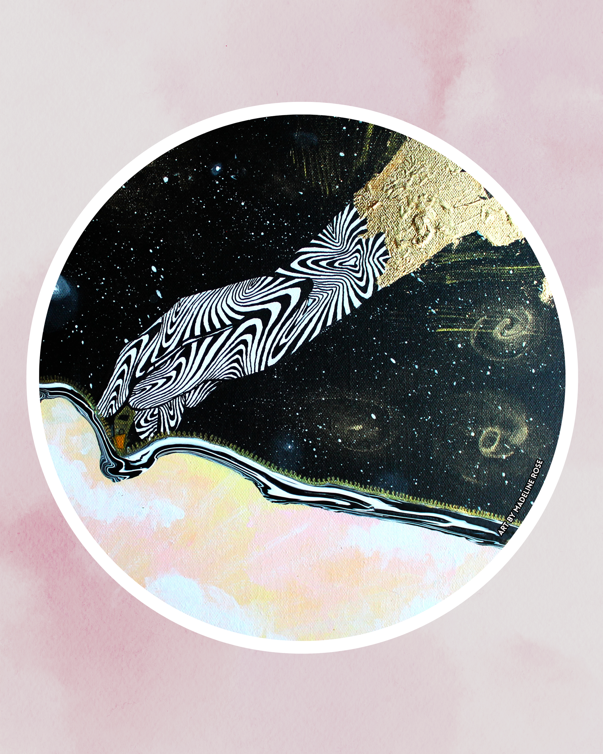 Beauty of Existence No. 3 - Waterproof Vinyl Sticker (XAOS)