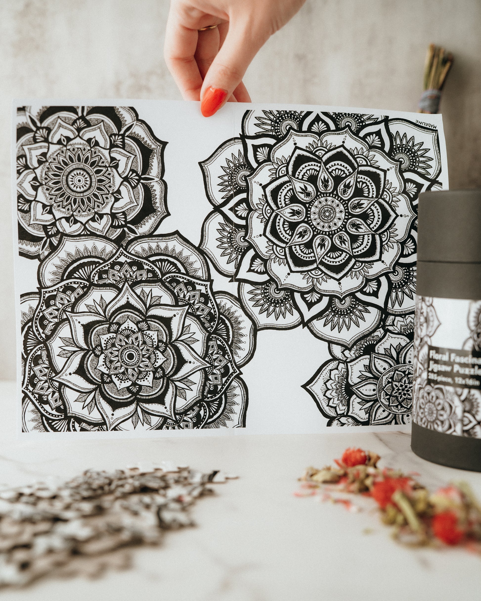 Floral Fascination - Art Jigsaw Puzzle (XAOS)