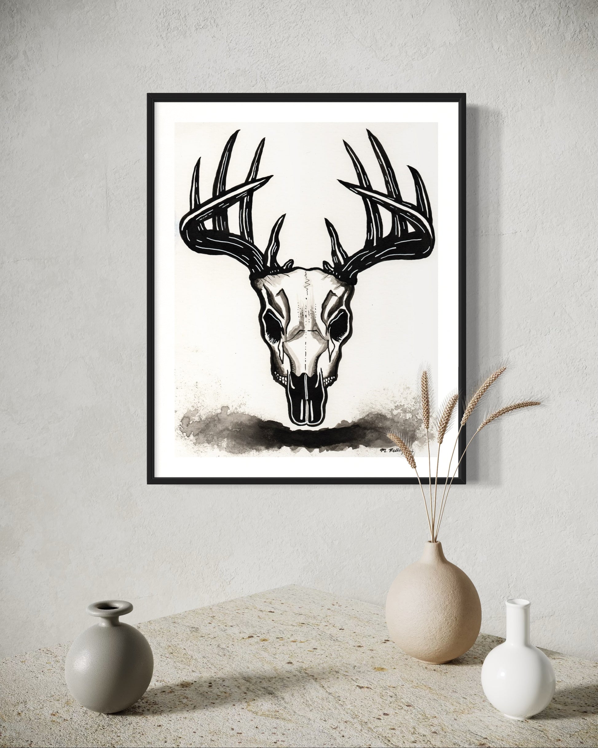 Deer (Inktober 2025 Prompt) - Giclée Fine Art Print