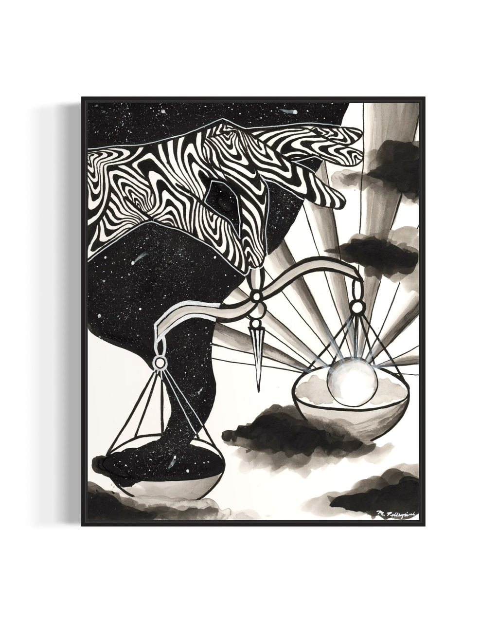 Heavy (Inktober 2025 Prompt) - Giclée Fine Art Print