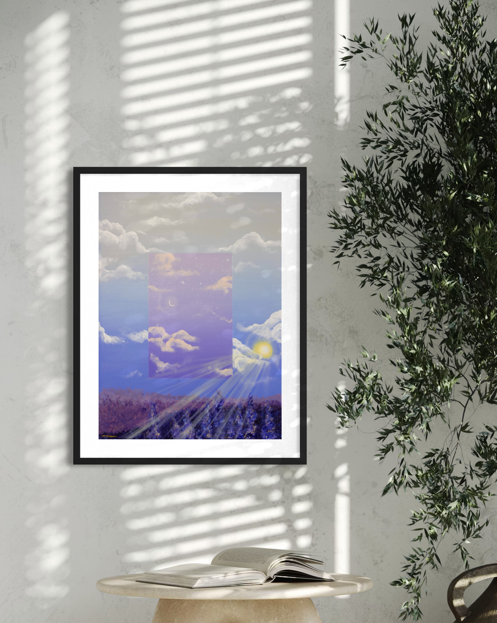 To The Moon & Back - Giclée Fine Art Print (XAOS)