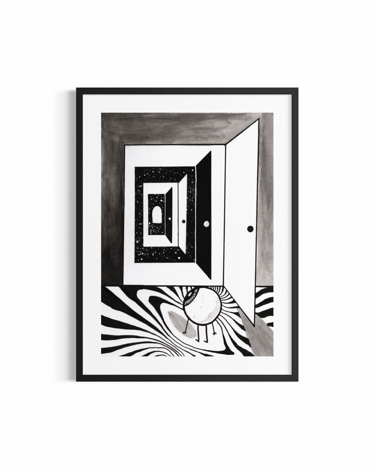 'VACANT' (INKTOBER'25) Original Artwork