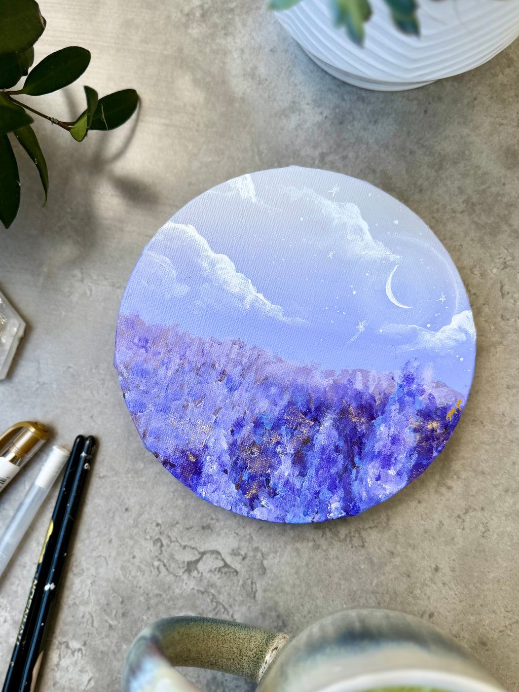 Lavender Dreams No. 3 - Original Canvas Painting