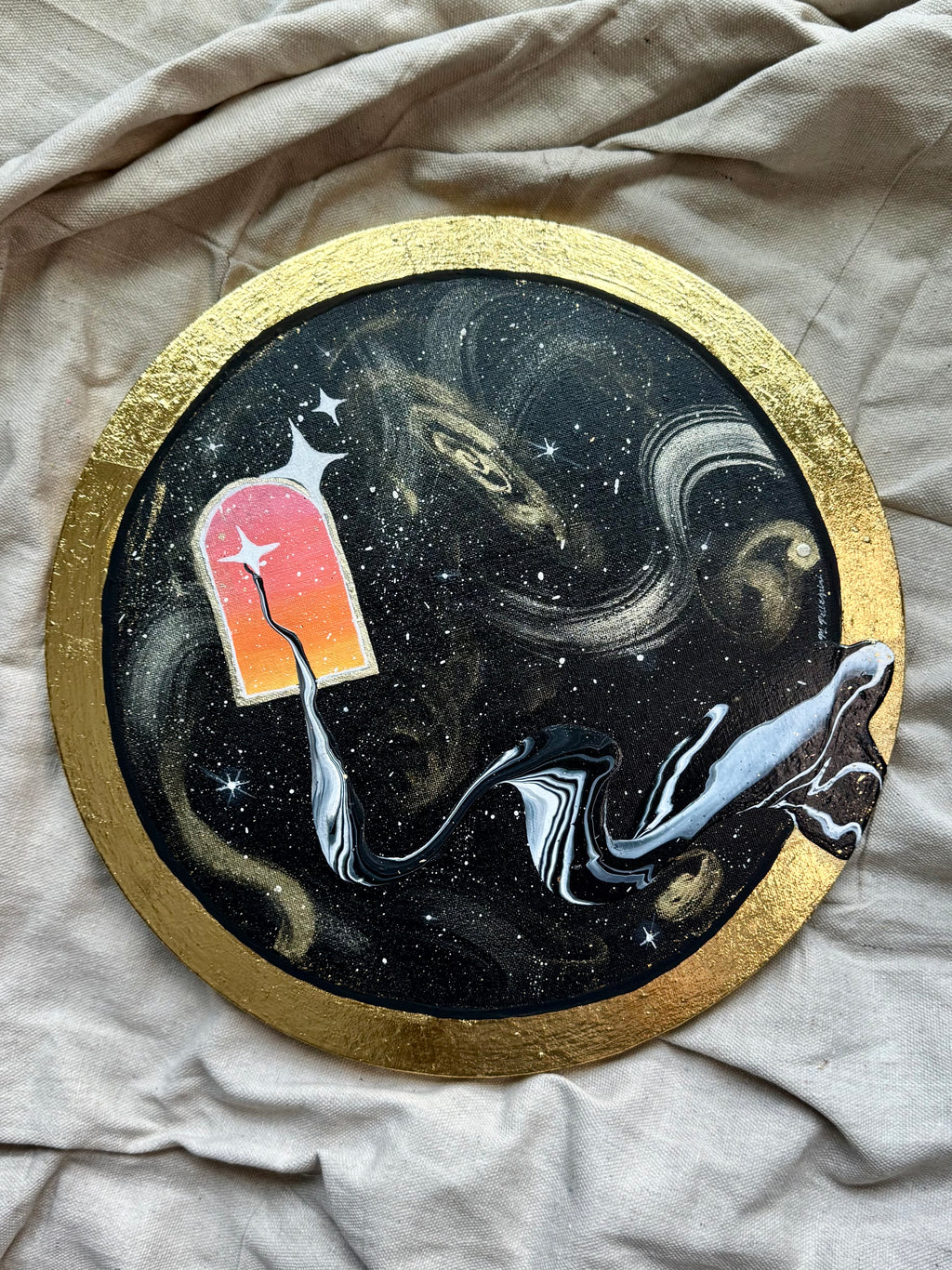 The Only Way is Through No. 2 - Original Canvas Painting (XAOS)