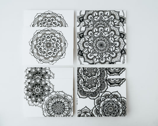 Floral Notecards, Set of 8