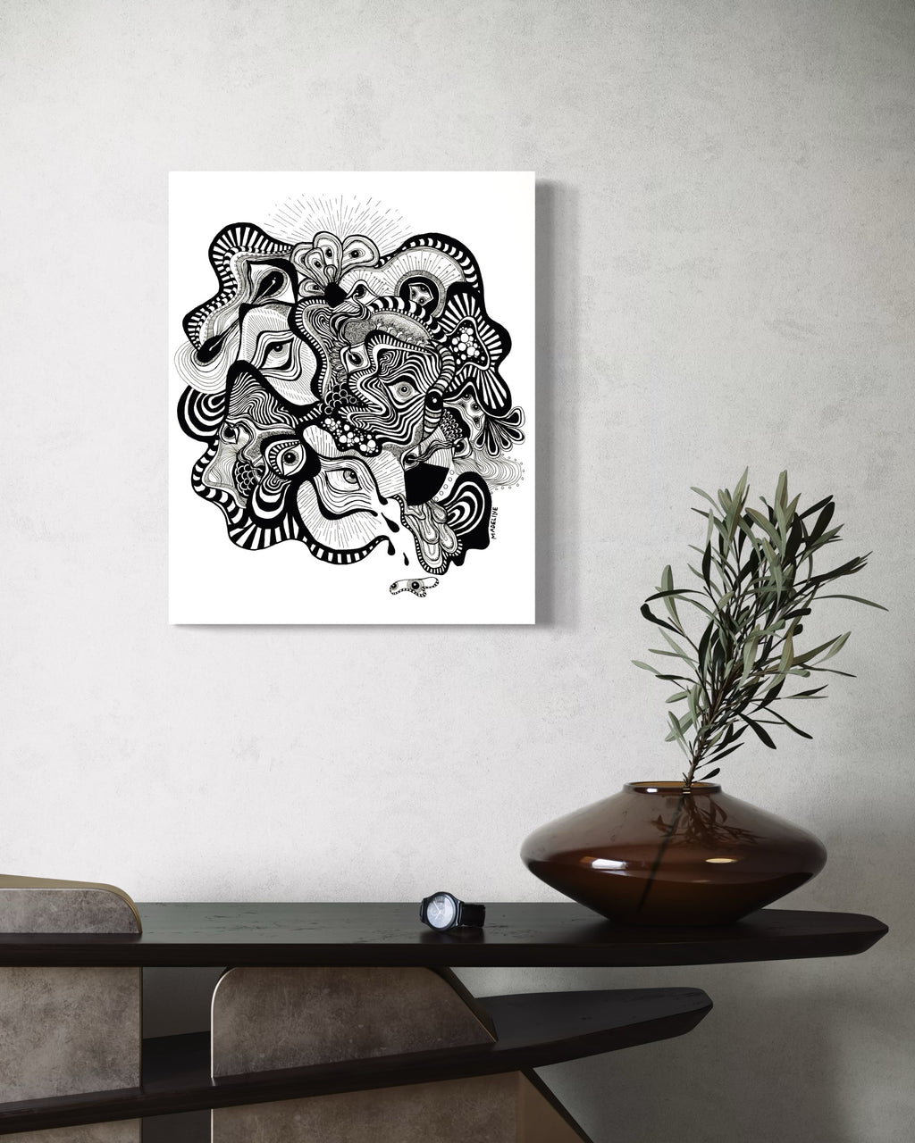 Vision Illusion Canvas Print