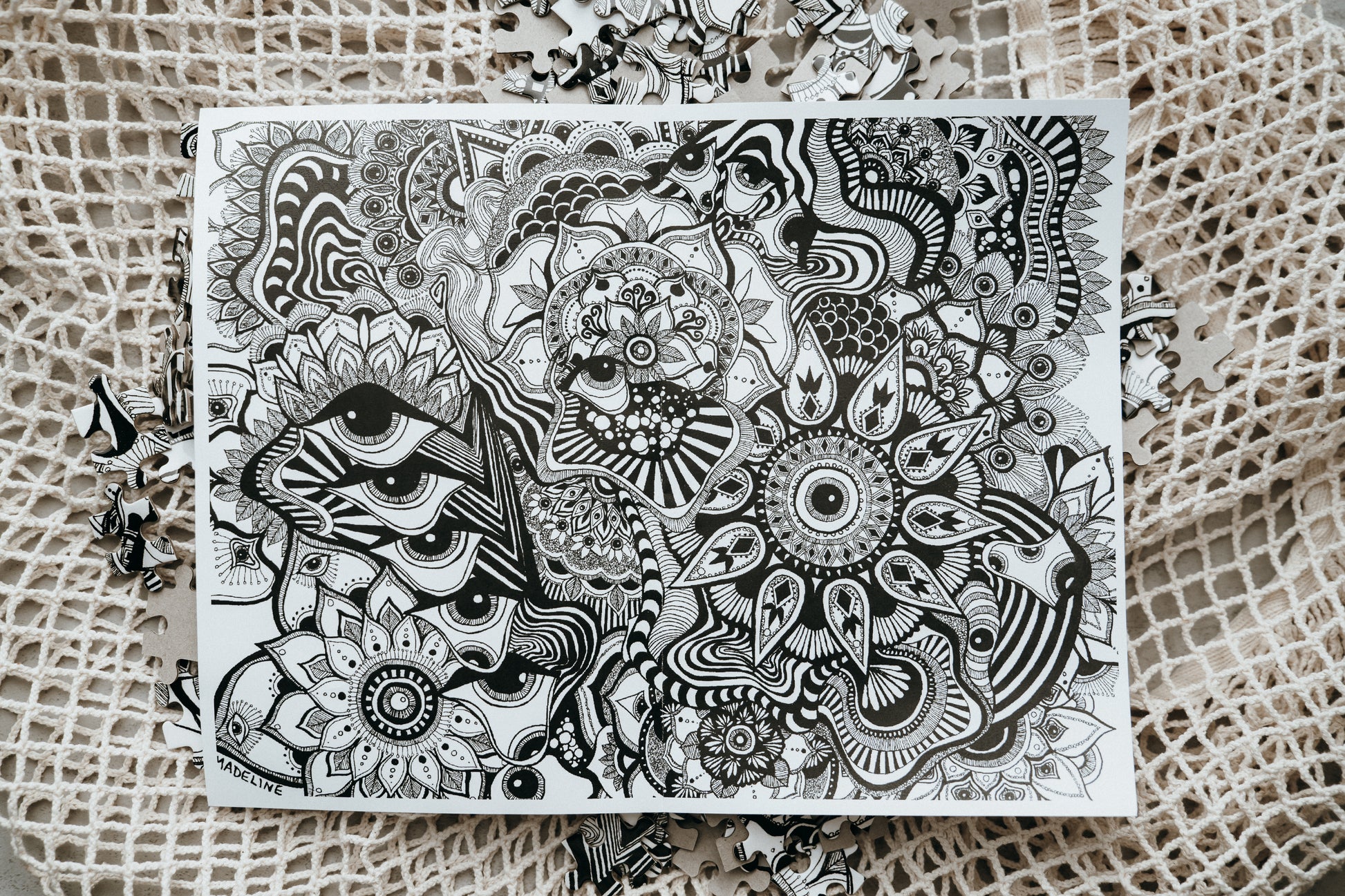 Creating Again - Art Jigsaw Puzzle (XAOS)