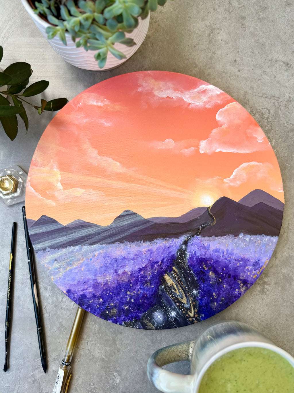Warm Memories - Original Canvas Painting