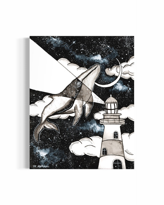 'BEACON' (INKTOBER'26) Original Artwork