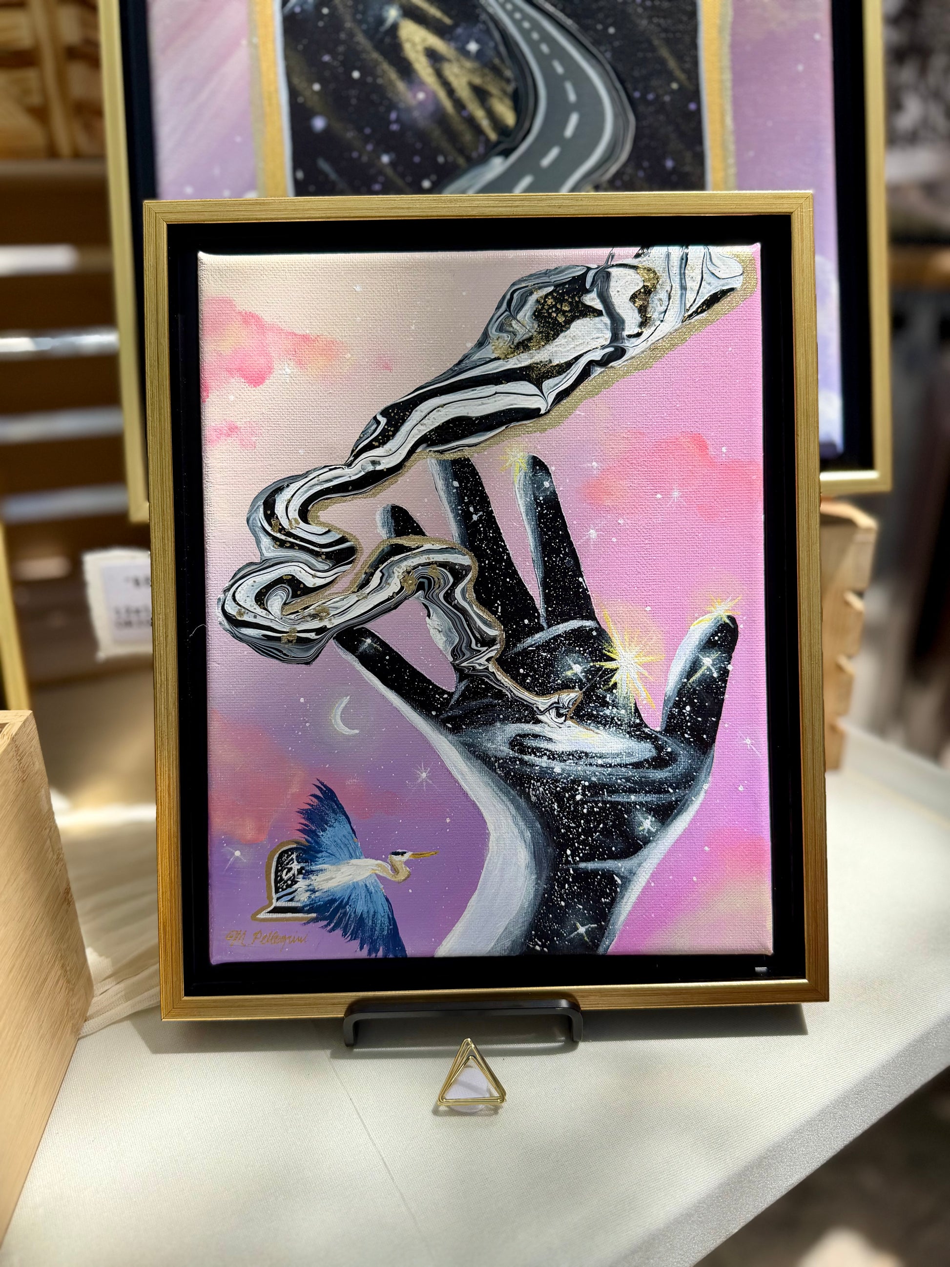 The Sweetness That Exists - Original Framed Canvas Painting