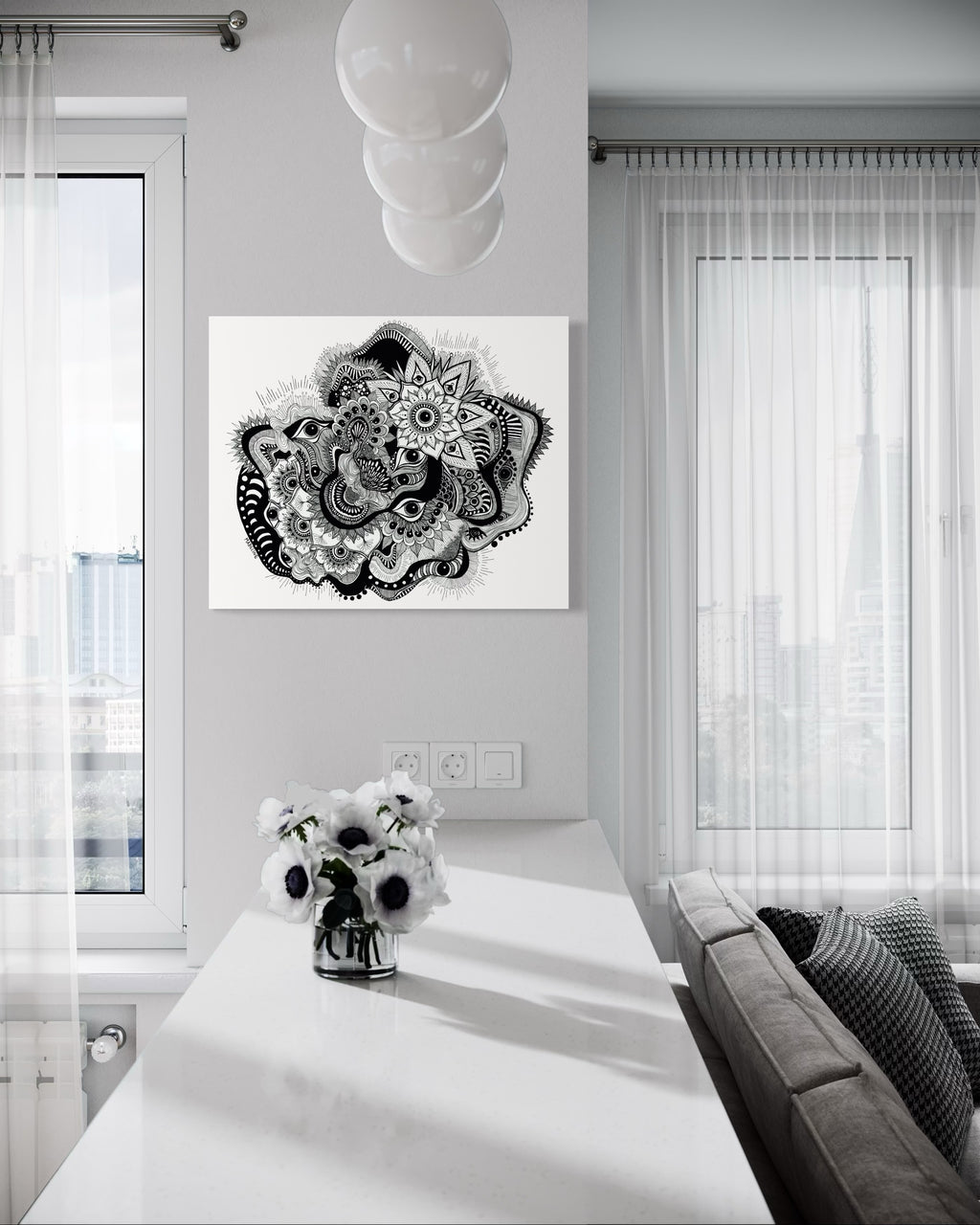 Garden of Eyes Canvas Print