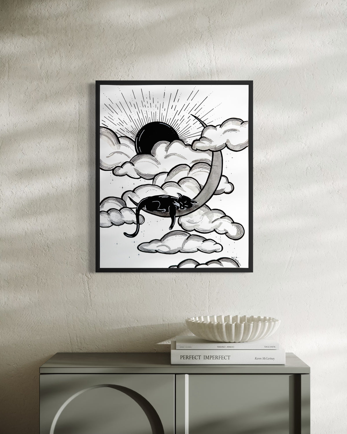 'LOUNGE' (INKTOBER'26) Original Artwork