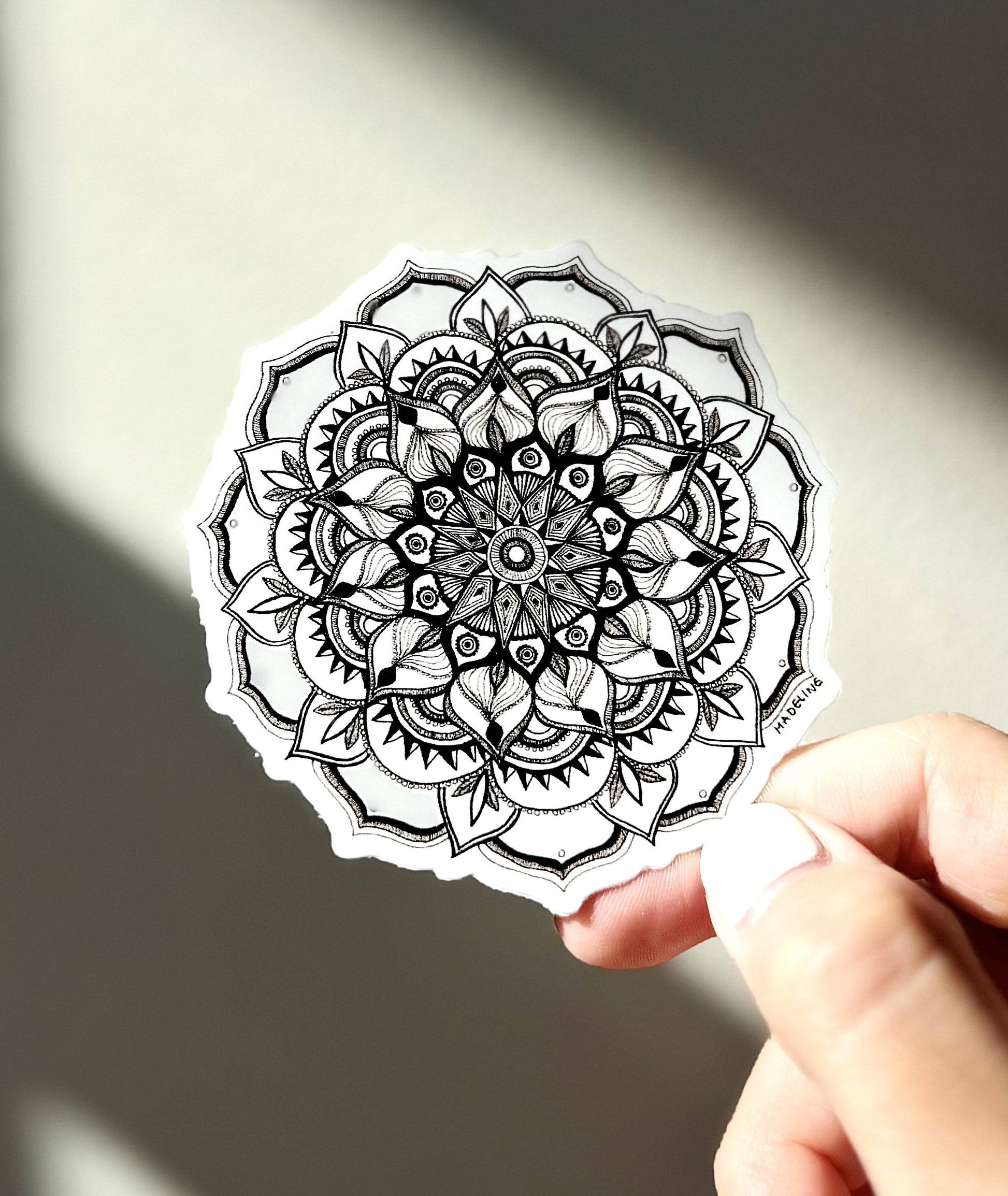 Mandala Blossom Vinyl Sticker