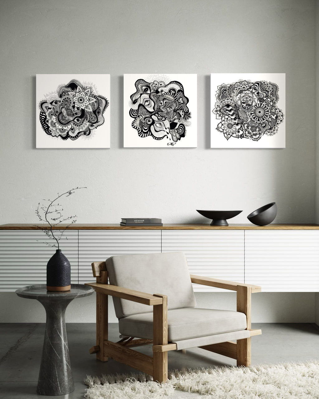 20x20 Inch Canvas Giclée Prints (Multiple Designs)