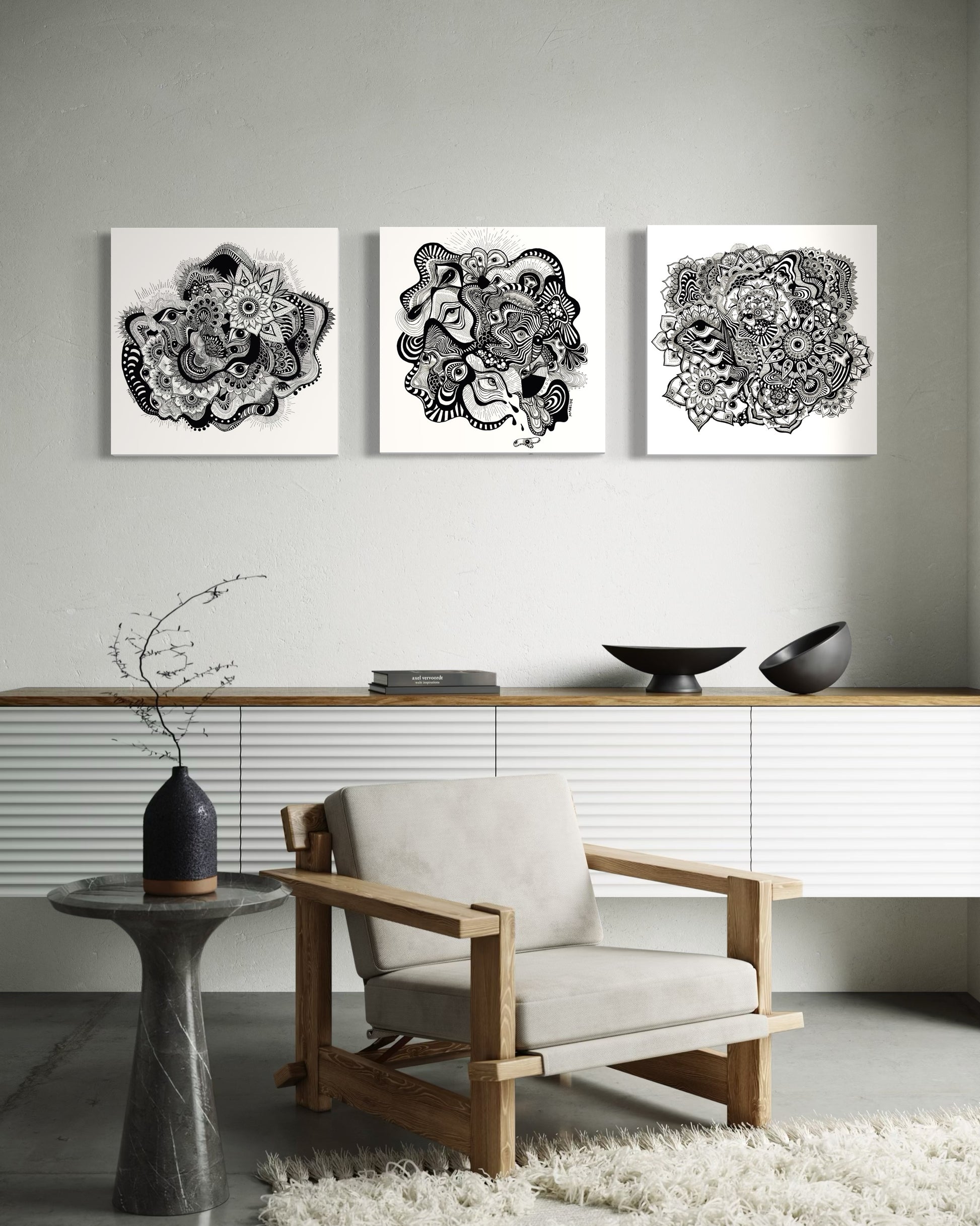 20x20 Inch Canvas Giclée Prints (Multiple Designs)
