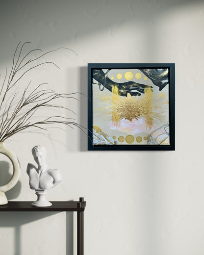 Beauty of Existence #4 - Original Framed Canvas 12x12