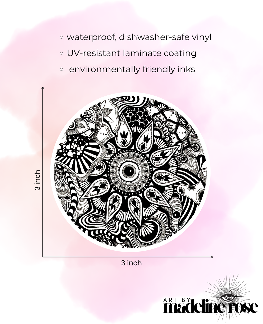 Creating Again - Waterproof Vinyl Sticker