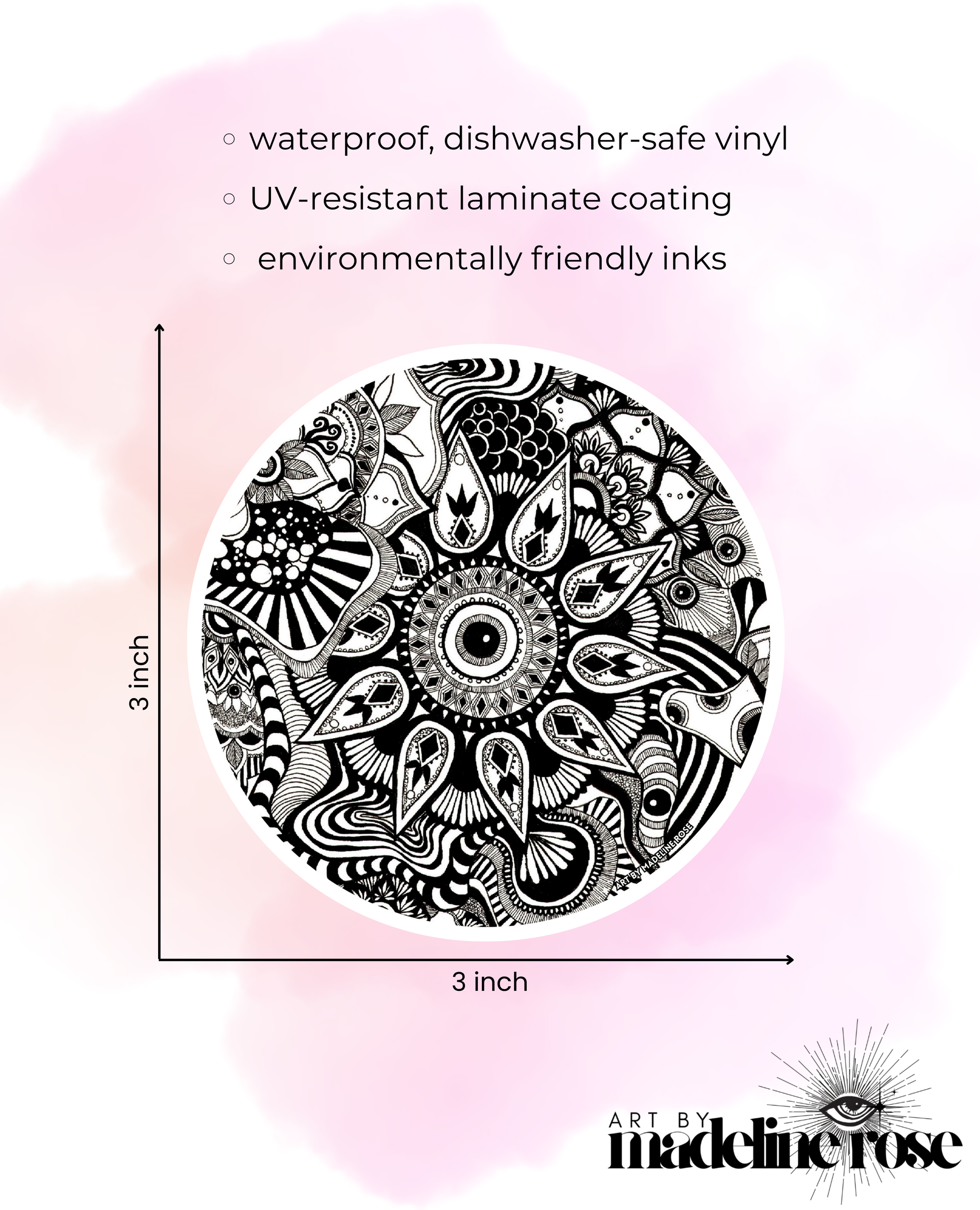 Creating Again - Waterproof Vinyl Sticker
