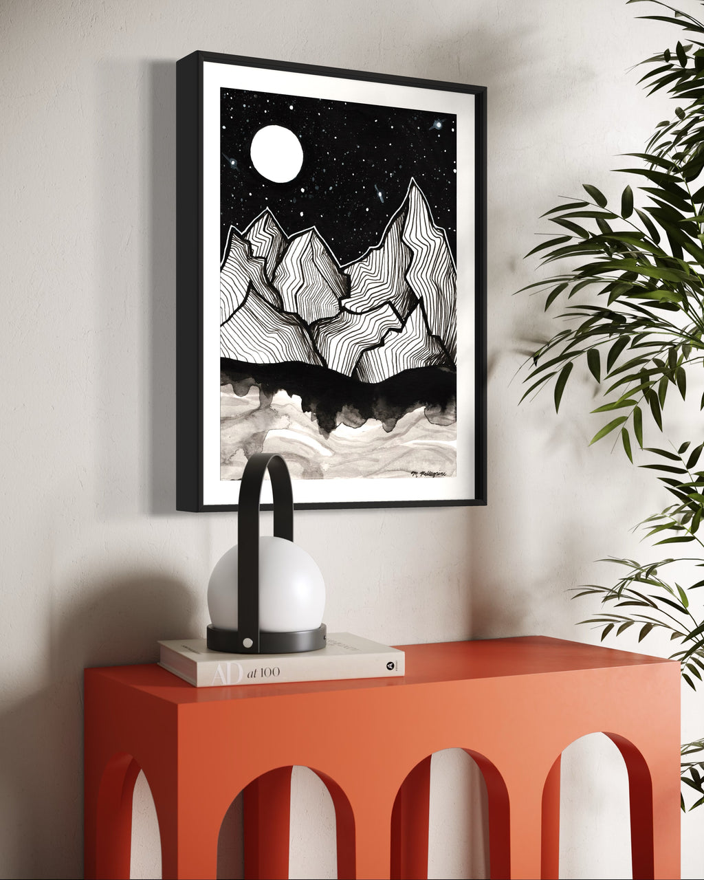 Ragged (Inktober 2025 Prompt) - Giclée Fine Art Print