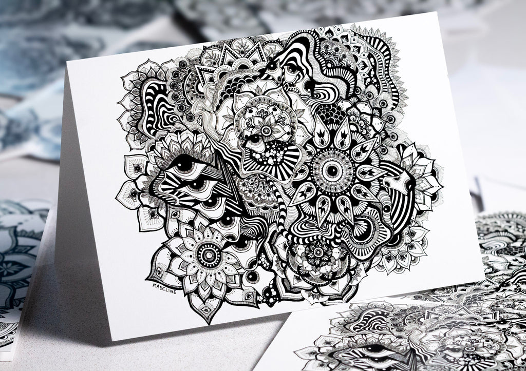Creating Again - 5x7 Single Greeting Card