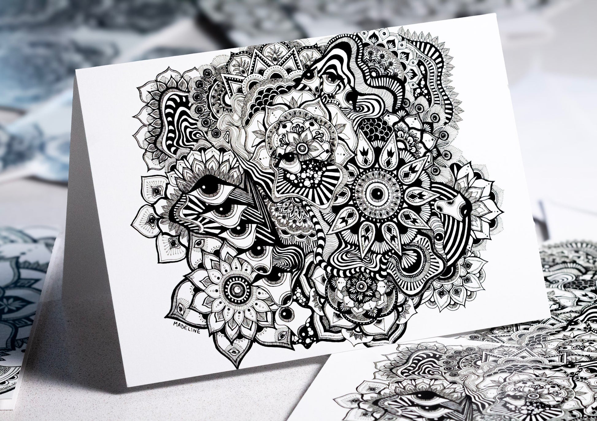 Creating Again - 5x7 Single Greeting Card