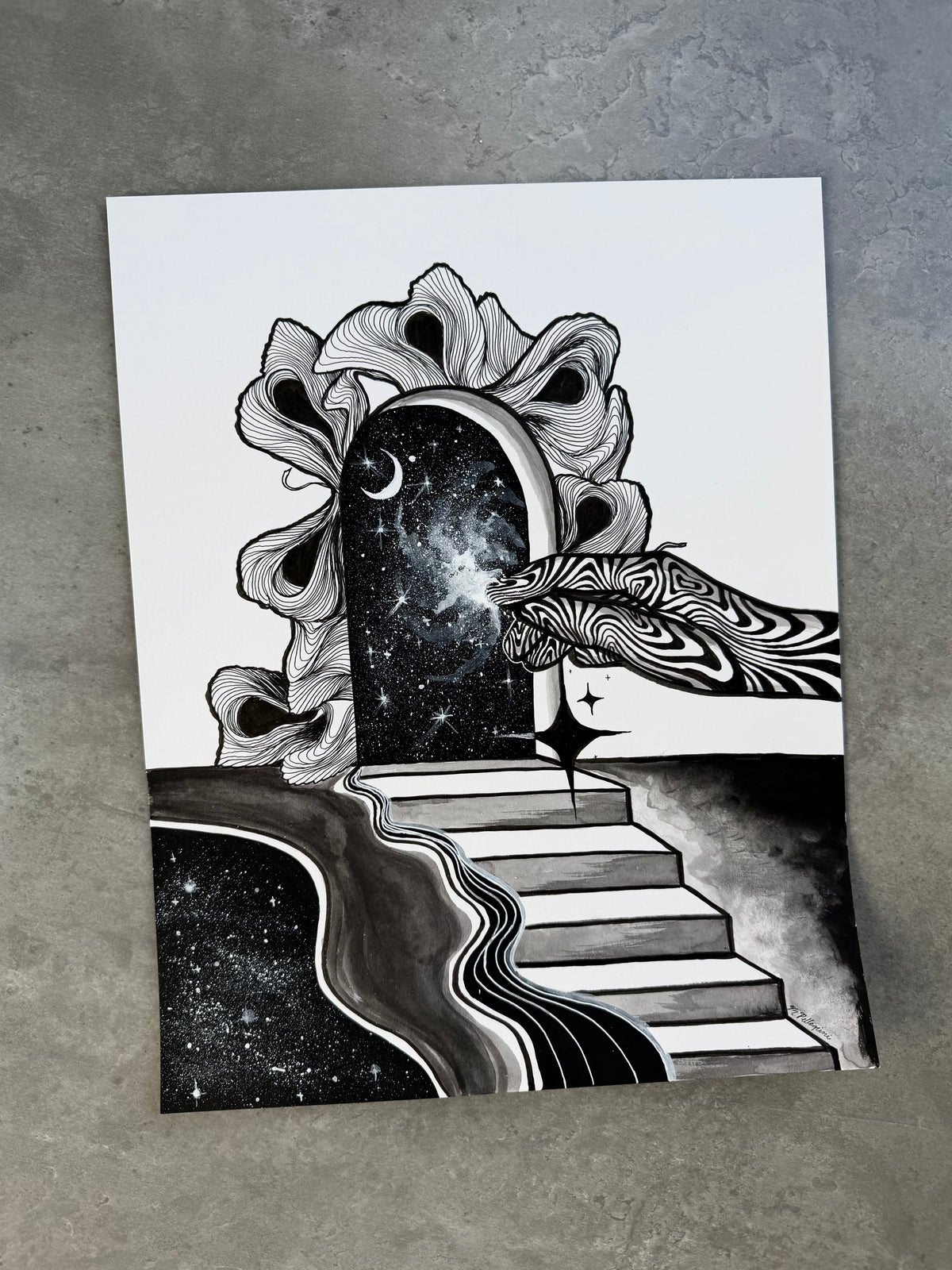 'MYSTIC' (INKTOBER'26) Original Artwork