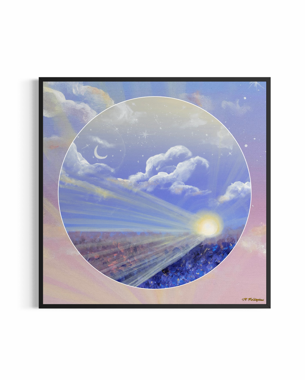 Lavender Dreams No. 1 - Mini Giclée Fine Art Print