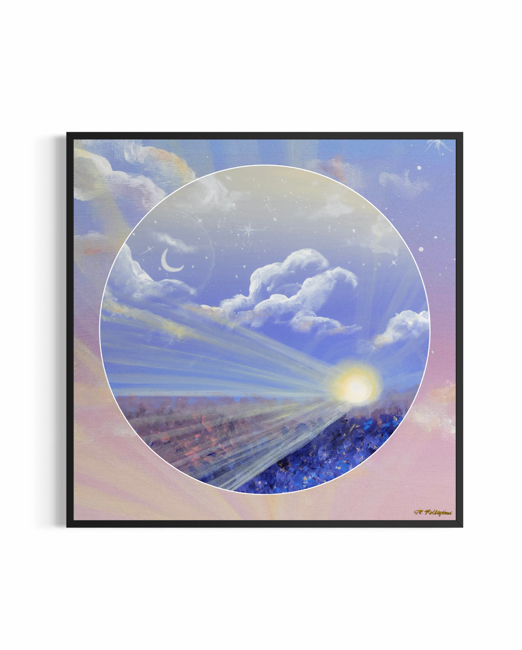Lavender Dreams No. 1 - Mini Giclée Fine Art Print