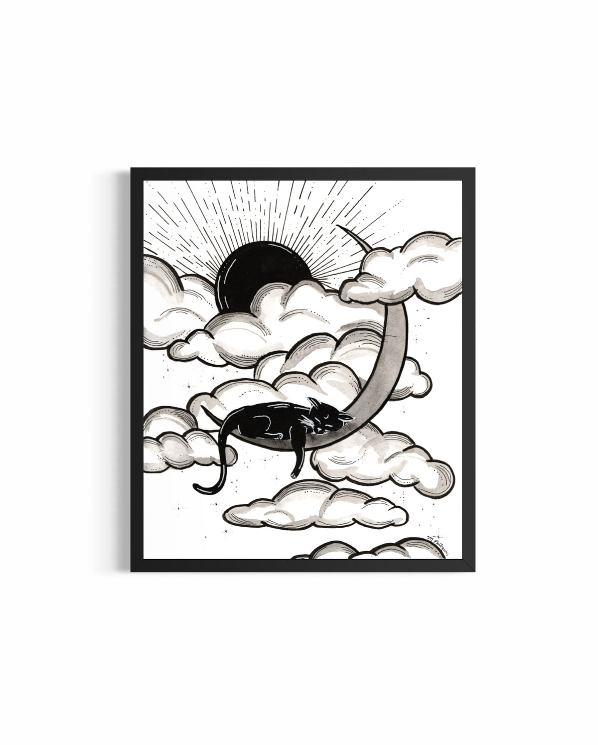 'LOUNGE' INKTOBER Print