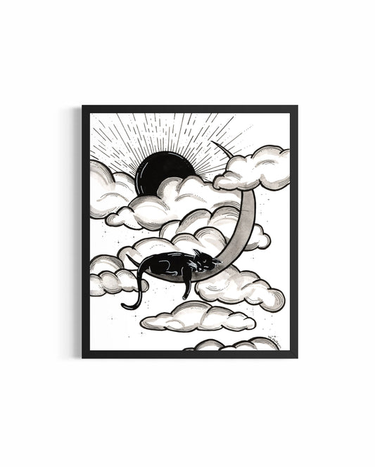 'LOUNGE' INKTOBER Print
