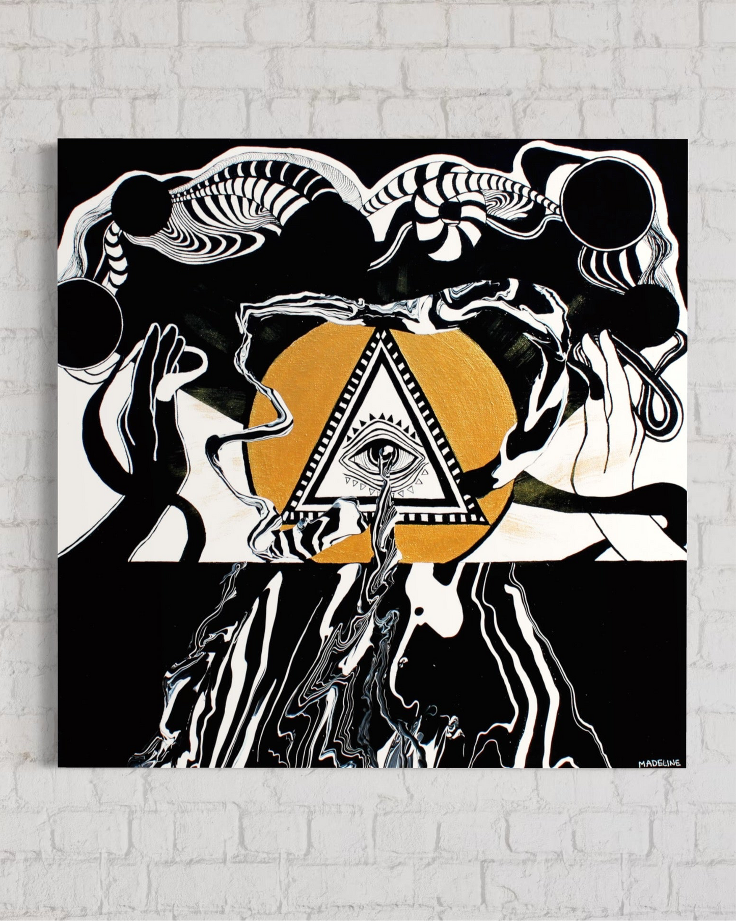 Eye of Creation - Canvas Print 20x20in (XAOS)