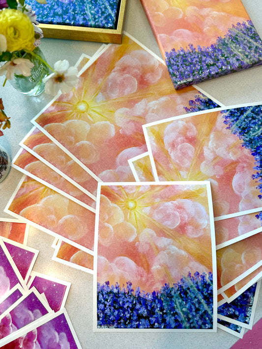 Lavender Light - Paper Giclée Print