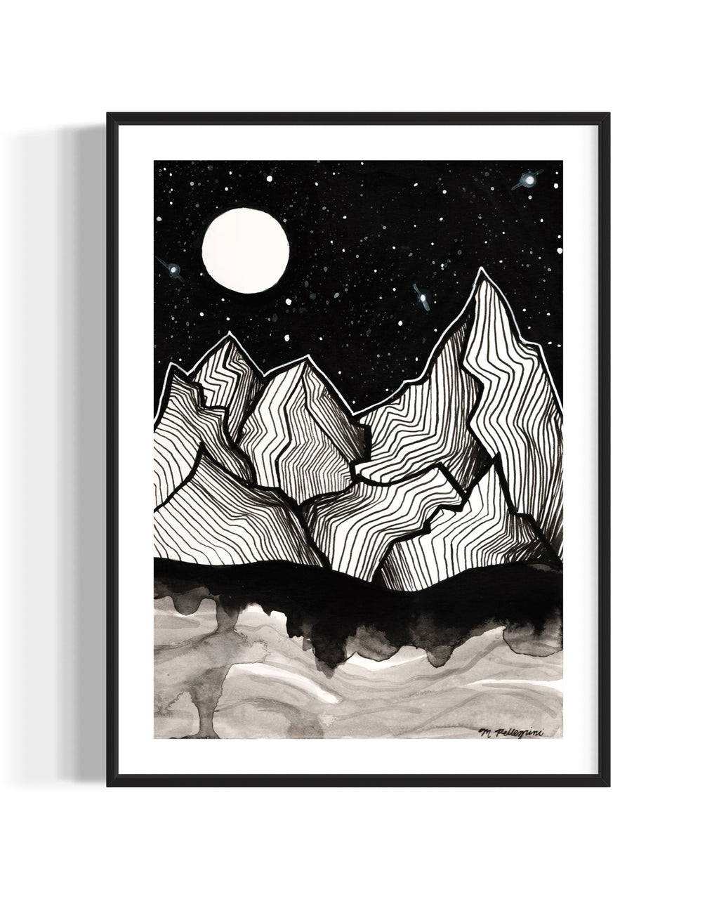 Ragged (Inktober 2025 Prompt) - Giclée Fine Art Print