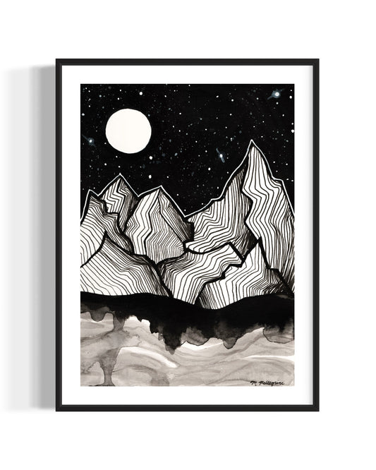 'RAGGED' INKTOBER2025 - Print