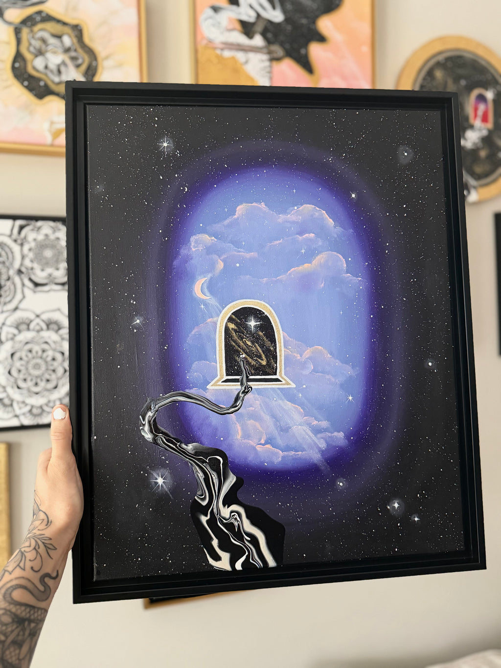 Alignment - Original Framed Canvas Painting