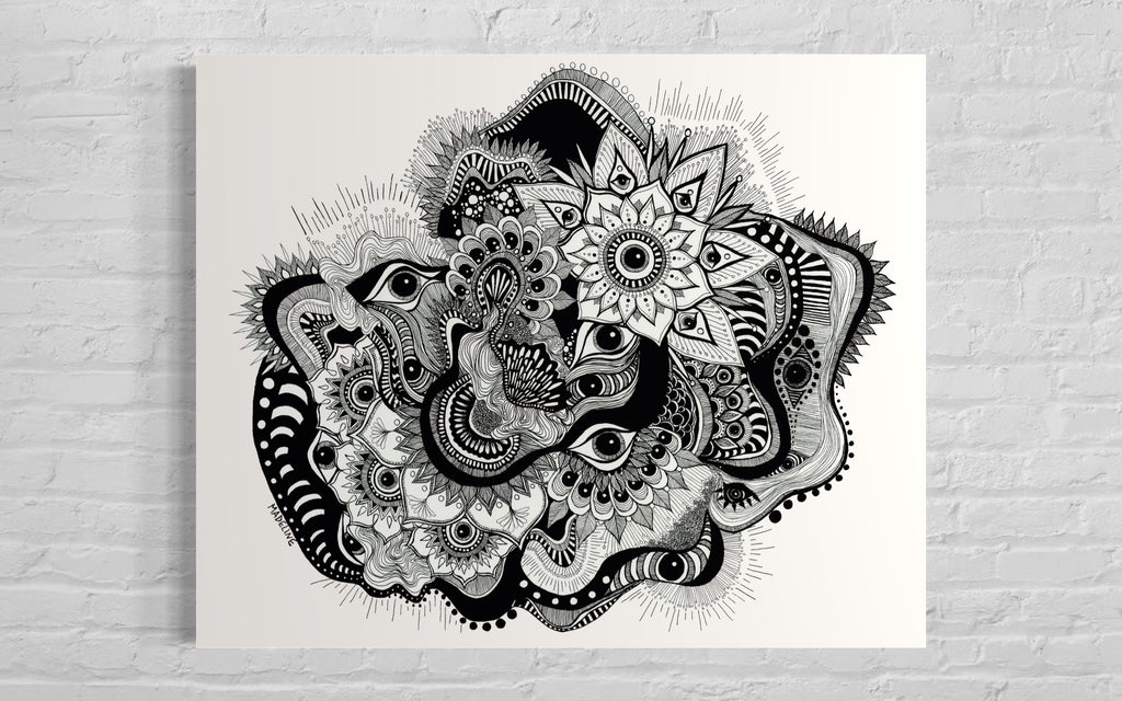 Garden of Eyes Canvas Print